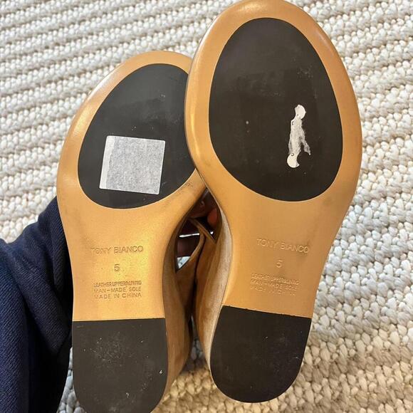 Tony Bianco Avanti Platform Wedge Flip Flop in Butterscotch - Picture 2 of 11